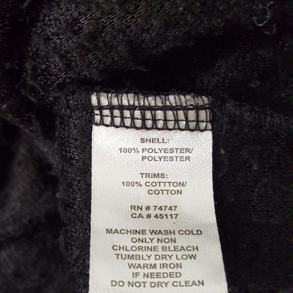 Women's NATURAL REFECTION Hoodies & Sweatshirts Size S Black / Red - Picture 7 of 8